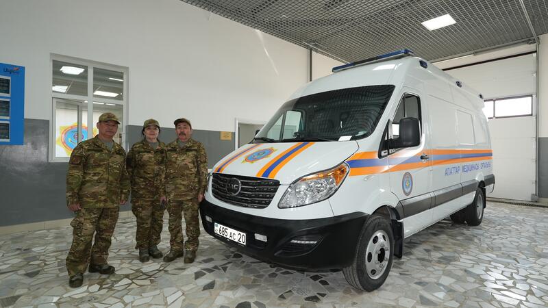 Впервые в истории независимости в посёлке Жайрем открыто универсальное спасательное подразделение