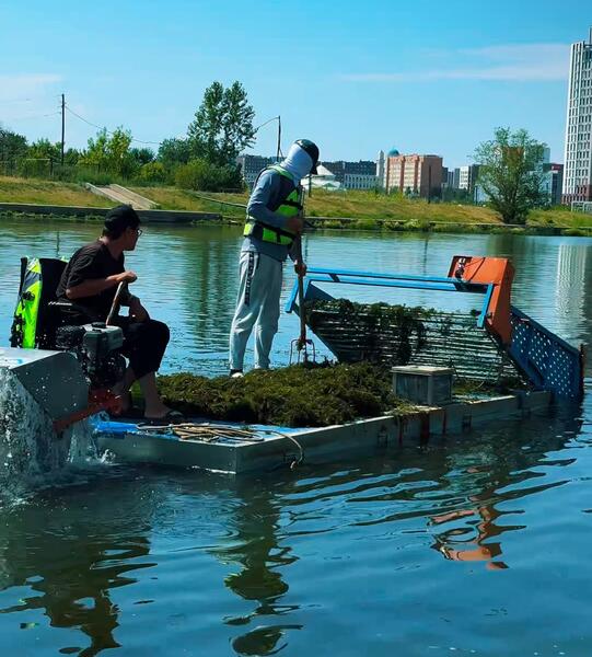 Астанада Есіл өзенін тазарту жұмысы жүріп жатыр