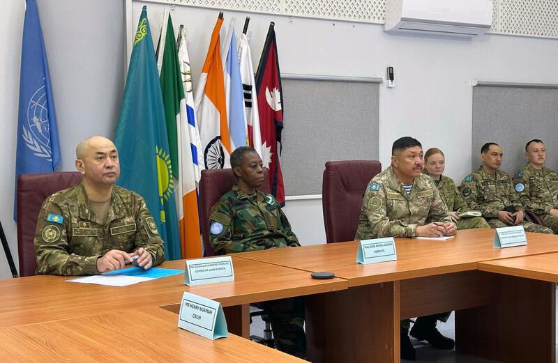 Глава миссии ООН отметила высокий уровень подготовки казахстанских миротворцев