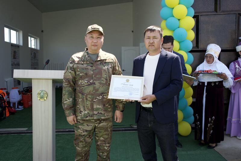 В Казахстане открылось 194-ое добровольное противопожарное формирование «Ауыл құтқарушылары»
