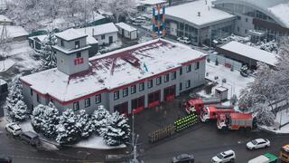 В Алматы обновили специализированную пожарную часть