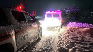 За прошедшие выходные из снежных заносов спасено и эвакуировано 155 человек