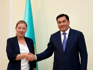 Энергетическая безопасность и развитие сотрудничества: Министр энергетики РК встретился с Послом Европейского Союза