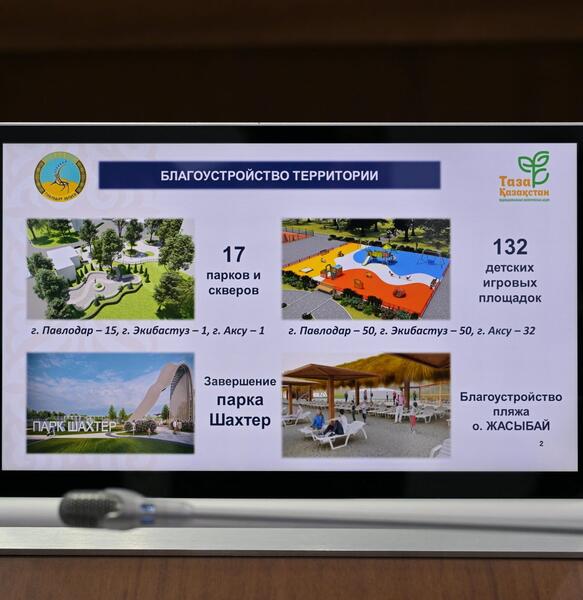 Сегодня в акимате области рассмотрели вопросы благоустройства и санитарной очистки населенных пунктов