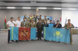 Сборная Казахстана победила в чемпионате армий СНГ по рукопашному бою