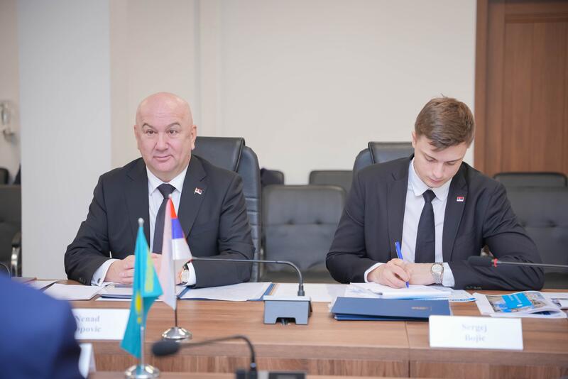 Состоялась встреча министров Казахстана и Сербии по вопросам научно-технологического сотрудничества