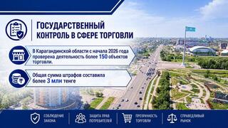 В Карагандинской области усилили контроль за соблюдением правил торговли