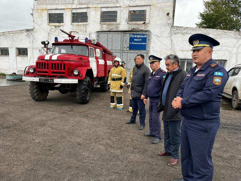 В СКО открыт пожарный пост