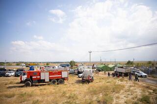 Полигонный пожар на трассе Алматы-Кунаев: качество воздуха на контроле