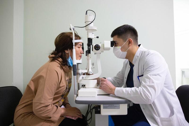 ГЛАВА МИНЗДРАВА ОЗНАКОМИЛАСЬ С РАБОТОЙ ЕНБЕКШИКАЗАХСКОЙ МНОГОПРОФИЛЬНОЙ ЦРБ