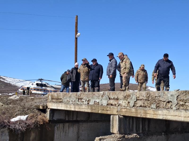 В ВКО проводится аэровизуальное обследование паводкоопасных участков