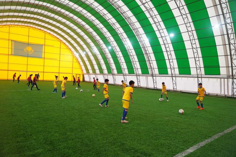 ТУРКЕСТАН: В КАЗЫГУРТСКОМ РАЙОНЕ ОТКРЫЛСЯ СОВРЕМЕННЫЙ СПОРТИВНЫЙ КОМПЛЕКС