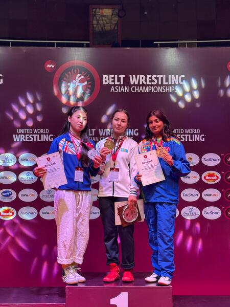 Столичные спортсмены стали победителя и призерами чемпионата Азии по борьбе на поясах