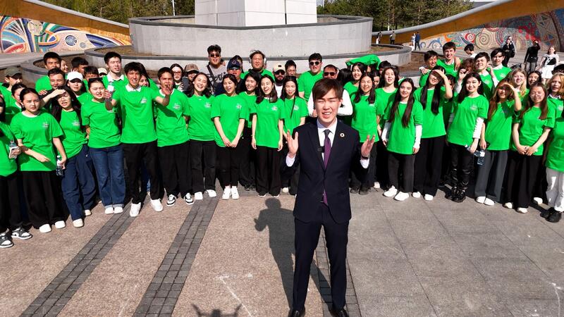 Молодёжь Астаны поддержала общенациональный челлендж «Таза Қазақстан»