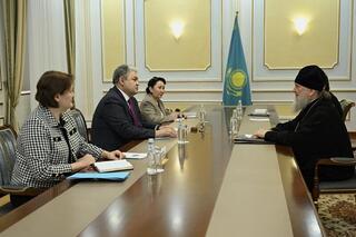 Министр иностранных дел Казахстана принял Главу Православной Церкви
