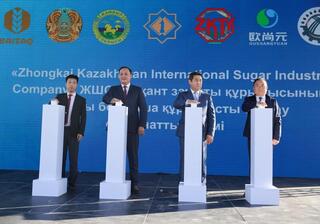 Строительство завода по переработке 1 млн тонн сахарной свёклы стартовало в Жамбылской области
