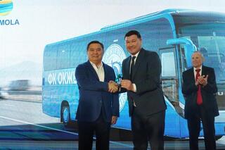 В ТРЦ Koksetau Mаll прошла презентация нового состава футбольной команды «Окжетпес»