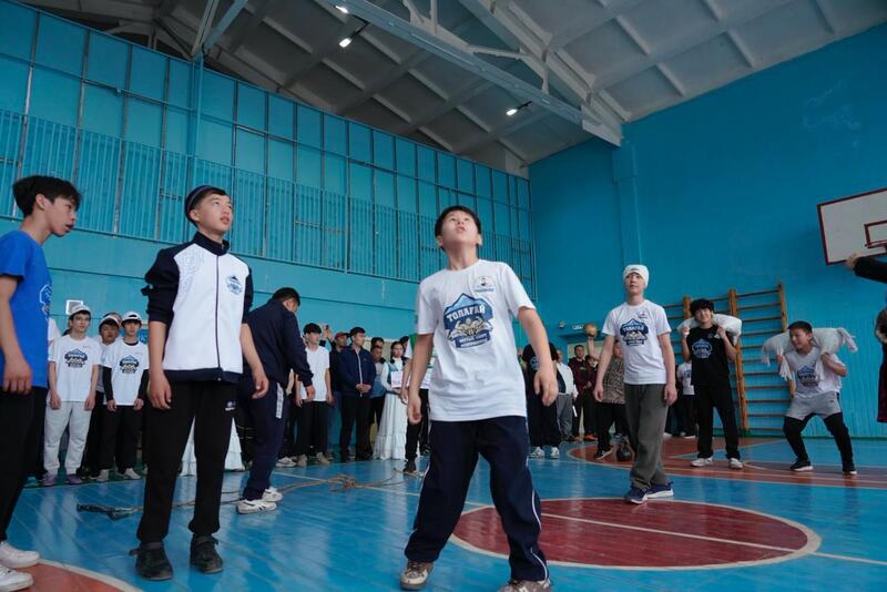 В Астане прошли национальные спортивные соревнования «Бала Толагай»