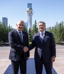 Глава МИД Казахстана провёл встречу с Генеральным секретарём Совета Европы