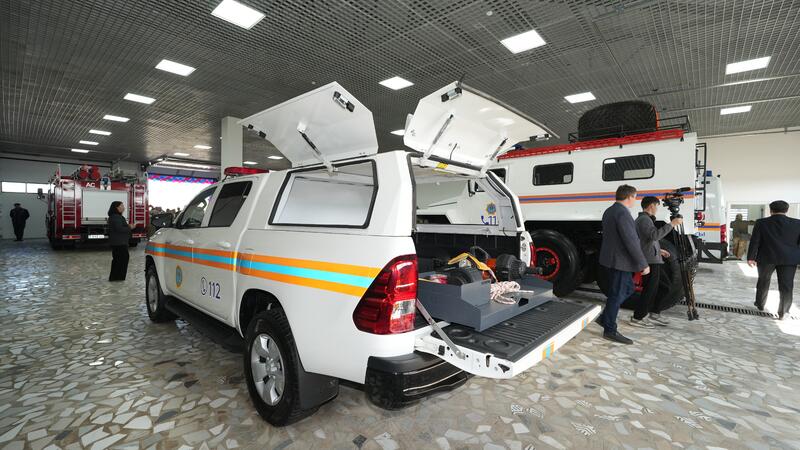 Впервые в истории независимости в посёлке Жайрем открыто универсальное спасательное подразделение