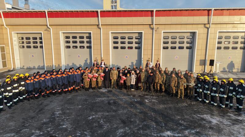 Глава МЧС открыл новую пожарную часть в Северо-Казахстанской области