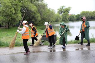 В Алматы очистили Карасу, Боралдай и территорию Большого Алматинского канала