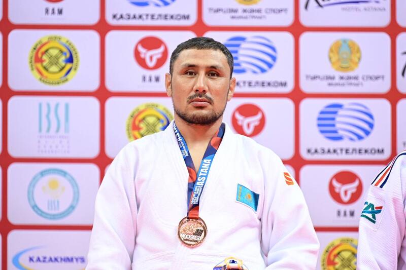Столичный парадзюдоист Ергали Шамей стал бронзовым призером чемпионата мира