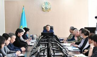 В акимате Акмолинской области прошло заседание оперативного штаба