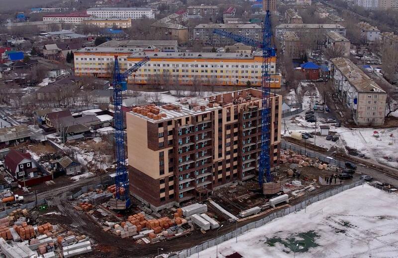 В Петропавловске ведется активное строительство жилья