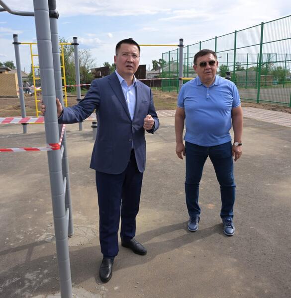 Аким области Асаин Байханов посетил с рабочей поездкой Щербактинский район