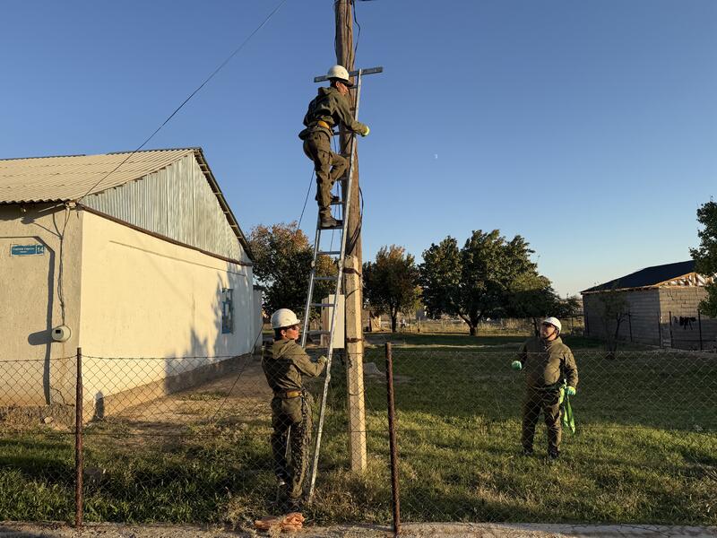 В селе Шалкия Кызылординской области подключили первые домохозяйства к высокоскоростному интернету
