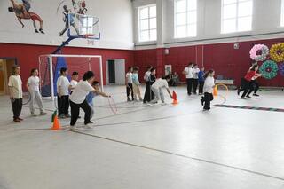 «Таза Қазақстан»: спортивный праздник для особенных детей провели в столичной школе