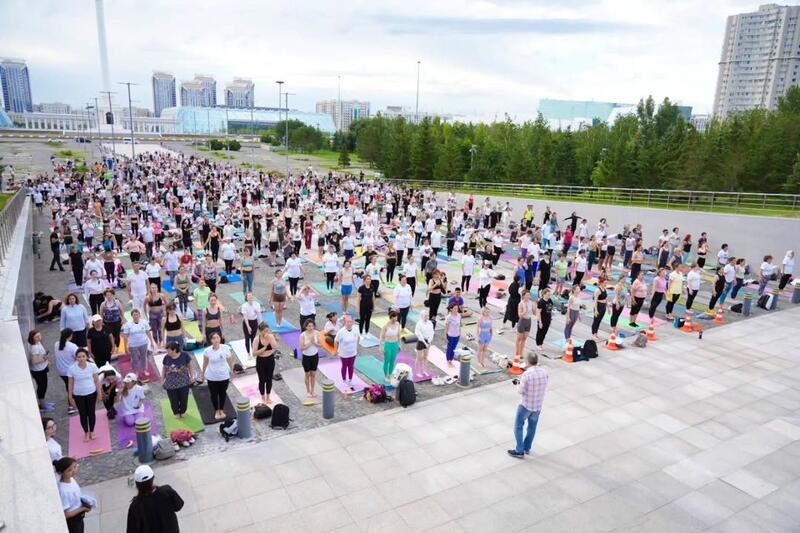 В Астане пройдет открытая тренировка в честь Международного дня йоги