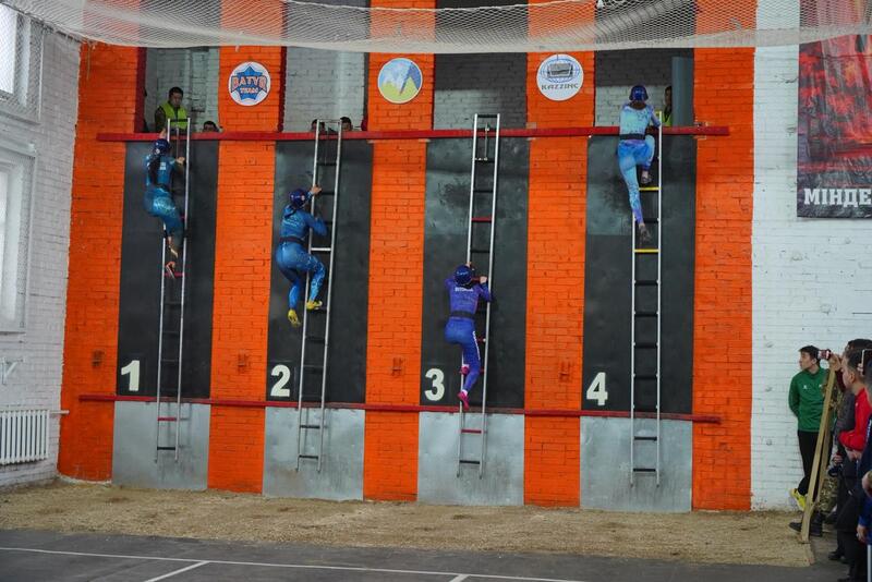 Итоги первого дня зимних чемпионатов МЧС РК по пожарно-спасательному спорту