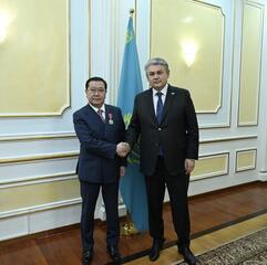 Министр иностранных дел Казахстана принял Посла Монголии