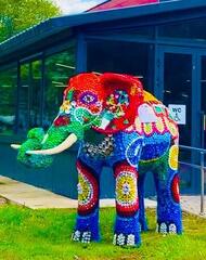 Когда мусор превращается в искусство: в парке Караганды появился слон