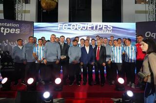 В ТРЦ Koksetau Mаll прошла презентация нового состава футбольной команды «Окжетпес»