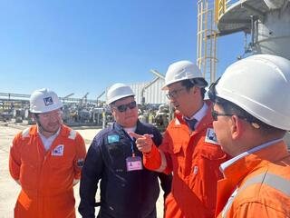 Вице-министр посетил месторождение Дунга