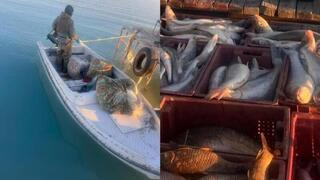 Браконьеры с крупным уловом задержаны на озере Балхаш