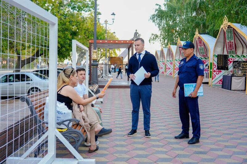 «Стоп, вандал»: в Астане прошло мероприятие, направленное на сохранение общественного порядка