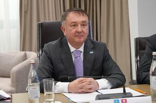 Министр юстиции Ерлан Сарсембаев провел встречу с Послом Швейцарии в Казахстане Кристиной Хонеггер Золотухин