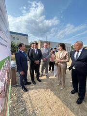 ГЛАВА МИНЗДРАВА ПОСЕТИЛА СТРОЯЩИЕСЯ ОБЪЕКТЫ ЗДРАВООХРАНЕНИЯ В МАНГИСТАУСКОЙ ОБЛАСТИ