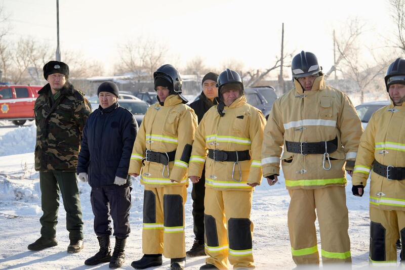 В Кокпектинском и Бескарагайском районах открыты пожарные посты