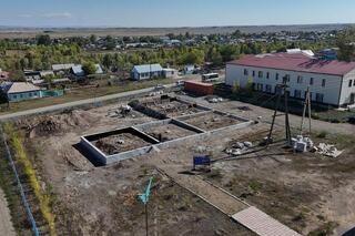 В Кокпектинском районе строятся гостиница и детский сад