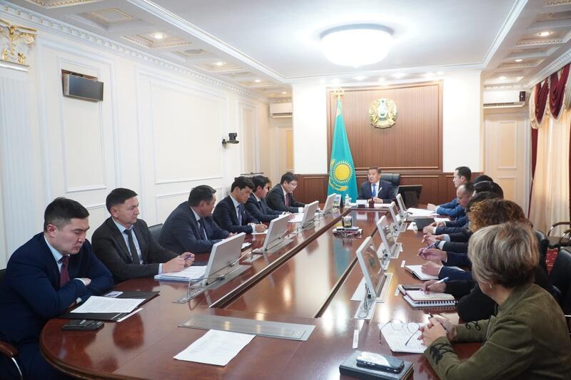 Марат Ахметжанов встретился с руководством Банка развития Казахстана