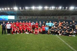 ТУРКЕСТАН: В ФУТБОЛЬНОЙ ИГРЕ «SHOW MATCH» ПОБЕДУ ОДЕРЖАЛА КОМАНДА «TURKISTAN»