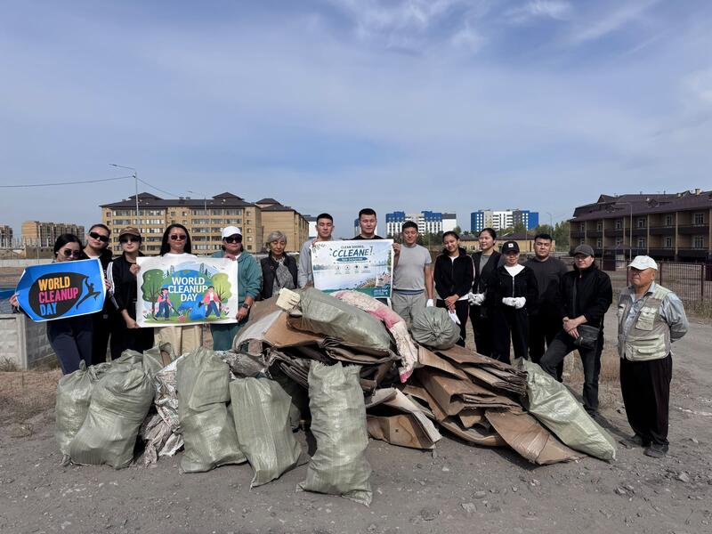 В Казахстане прошла масштабная экологическая акция World Cleanup Day