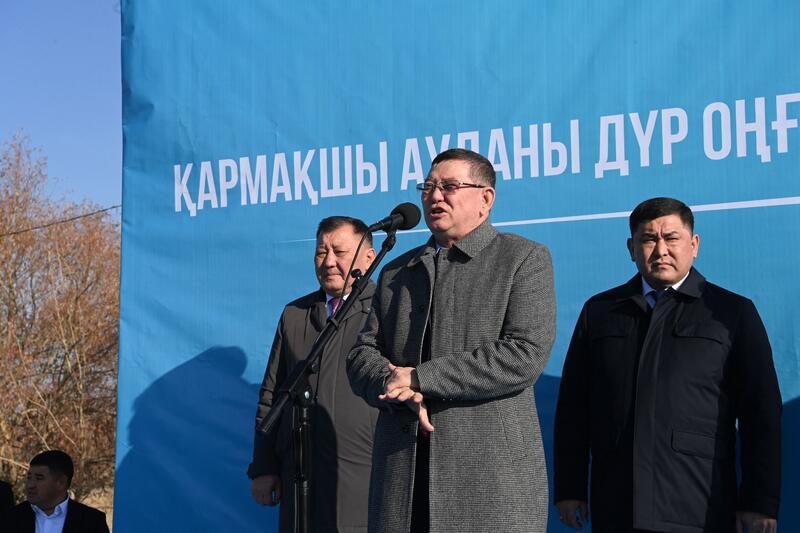 Село Дур Онгар Кармакшинского района подключено к газу