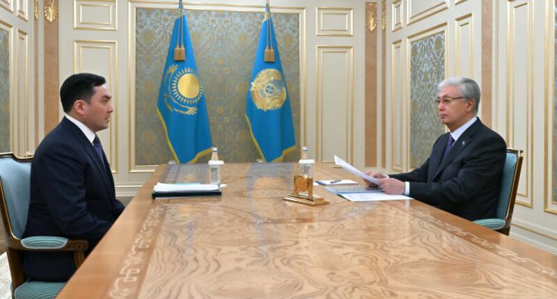 Глава государства принял министра энергетики Ерлана Аккенженова