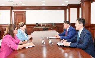 Аким области встретился с президентом Гражданского альянса Казахстана